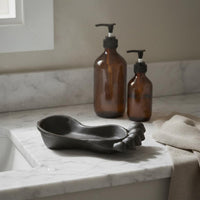 Cast Iron Foot Soap Dish Creative Bath Accessory Heavy Duty for Bathroom