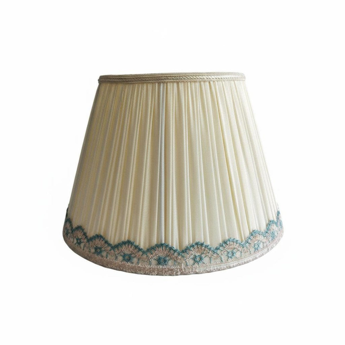E27 Lamp Shade Soft Light E27 Table Lamp Shade Elegant Pleated Textile Lampshade for Bedroom, Living Room, Study