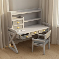Functional Drawers 1/6 Scale Desk and Chair Set Realistic Intricate Scale Model Furniture Exquisite Craftsmanship for Photography Prop