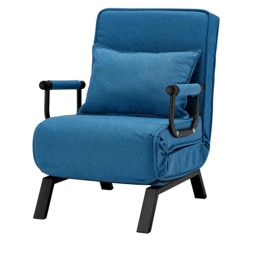 Convertible Sofa Bed Triple-Purpose Futon Couch Adjustable Backrest Sofa Chair for Sleeping Use