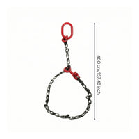 Chain Lifting Harness Heavy-Duty Steel Chain Harness High Load Capacity Hardware for Construction Workers, Material Handling