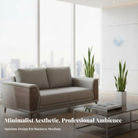Professional Look Modern Office Couch collection sturdy Construction Commercial Furnishing Easy to Clean Sofa Set for Businesses, Guests, Interior Designers, Reception Area, Corporate Lobby, Waiting Room