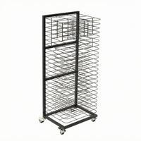 Art Drying Rack Removable Shelves Painting Drying Rack Black Finish for Painters