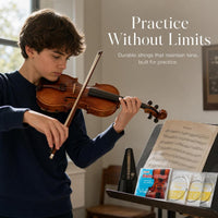 Violin Strings Set, German Silver Wound, for Beginners and Professionals, Musical Instrument Accessories