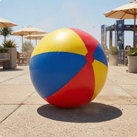 Inflatable Beach Ball Panel Design Water Toy Easy to Inflate