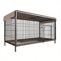 Large Metal Chicken Enclosure Weatherproof Poultry Enclosure Lockable Door