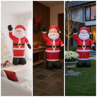 Freestanding Inflatable Santa Saint Tall Inflatable Santa Outdoor Seasonal for Porch, Storefront