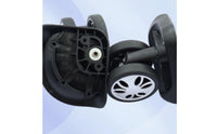 Luggage Caster Wheel Wear-Resistant Rotating Suitcase Wheel Lightweight Travel Accessory