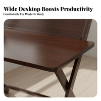 Foldable Adjustable Kids Desk and Chair Set Ergonomic Design Adjustable Desk and Chair Set Tilting Desktop children's Furniture Safe long-lasting for Students, Parents, schoolwork, Study Room, Home School, Bedroom