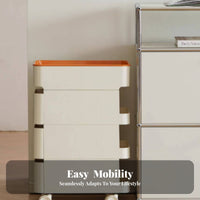 3-Tier Rolling Organizer 360-Degree Rotation 3-Tier Utility Cart Anti-Rust