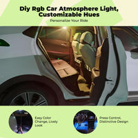 Cordless Car Door Light, RGB Motion Sensor, Waterproof