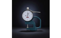 Dial Thickness Gauge Zero Setting Analog Thickness Gauge Double-Range Scale Measurement Tool for Inspectors, Machinists