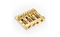 Highhigh Weight Bass Bridge Gold Finish 4 String Bass Bridge Reinforced Construction for Bassists