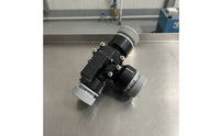 Big Flow Channel 3-Way Diverter Valve Swivel Shower Diverter with Threaded Connections Adjustable Valve with Lever Handle Tooltool-Less for DIYers, Pump and Hose Setups