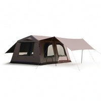 Spacious Inflatable Tent with Awning Waterproof Inflatable Tent Protection Large for Families, Campers, Camping, Outdoor