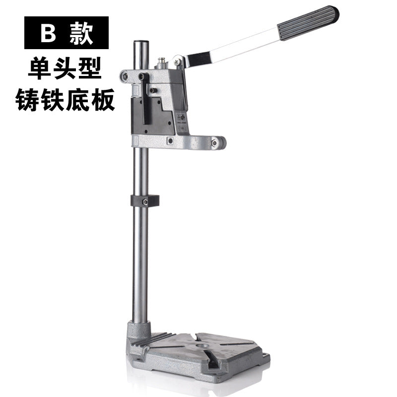 Mini Drill Press Stand with Clamp, Aluminum Cast Iron, Multi-Function