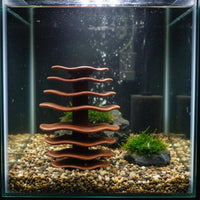 Aquarium Crustacean Cave Freshwater and Saltwater Safe Suction Cup Fish Ledge