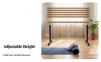 Stable Base Portable Ballet Barre Long-Lasting Construction Freestanding Ballet Barre Non-Slip Feet Portable Dance Bar Heavy Duty for Adults, Dancers, Beginners, Home Use, Gym