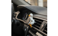 Cute Screen Perch Ornament Cartoon Duck Ornament Playful Mini Duck Figurine Compact for Drivers