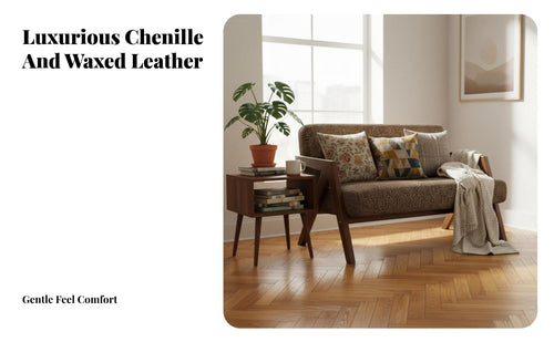 2-Seater Wooden Loveseat Retro Design 2-Seater Loveseat Retroretroera Modern & Design Sturdy Wood Frame for Two People