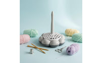 Effortless Rotation Rotating Yarn Holder Stable Base Rotating Yarn Spinner Space Saving Crafting Supply for Knitters, Crocheters, Crafters, Handmade Crafts, DIY Projects