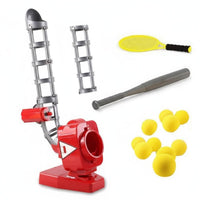 Parent-Child Interaction 2-in-1 Tennis Baseball Toy Great Gift 2 in 1 Baseball Tennis Pitcher for Toddlers, Parents, Outdoor, Backyard, Park