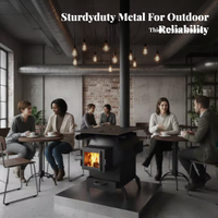 Smokeless stainless steel fire pit