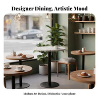 Woven rear Armchair moderndesign Cafe Set adaptable Combination Includes pads for Coffee Shop, Reception Area, Living Room