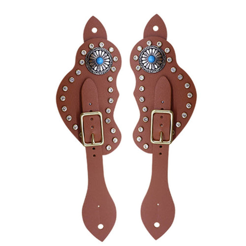 Western Spur Straps Comfortable Wear Western Horse Spurs Lightweight
