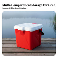 Fishing Tackle Storage Bucket Thickened Material Sit-on Fishing Pail Outdoor Equipment for Anglers, Fishermen, Car Washing, Camping
