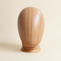 Headwear Head with Detachable Wood Stand Lightweight Hat Display Stand Sturdy