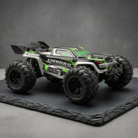 4WD Rough-Terrain RC Car Body Shell 1:16 Scale RC Crawler Knobby Tires Remoteoperated Rough Terrain Vehicle