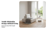 Movable Modules Tofu Block Couch Minimalist design sectional Sofa Thickened padding Living Room Furniture unrestricted Combination for Small Apartment Dwellers, Homeowners, Young Adults, Lounge Area