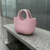 EVA Tote Bag Curved Base accessibleTop Basket Bag Side Tab Element