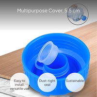 Universal Water Jug Cap, Smart Threaded Lid, Leakproof