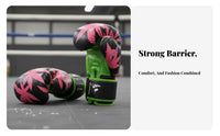 Single-Piece Molding Boxing Gloves Shock Absorption Sanda Training Gloves Multi-Layer Padding Fighting Gear Wrist Support for Boxers, Adults, Children, Spar Arena, Striking Bag Workout, Gym