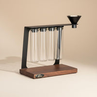 Coffee Bean Test Tube Rack Airtight Seal for Kitchen Counter, Cafe, Baristas