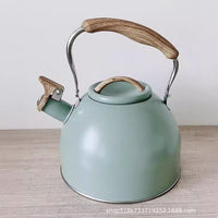 2.5L Stainless Steel Whistling Kettle, Blue, Modern Minimalist