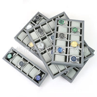 30-Slot Large Capacity Watch Display Tray for Live Streaming and Street Vending