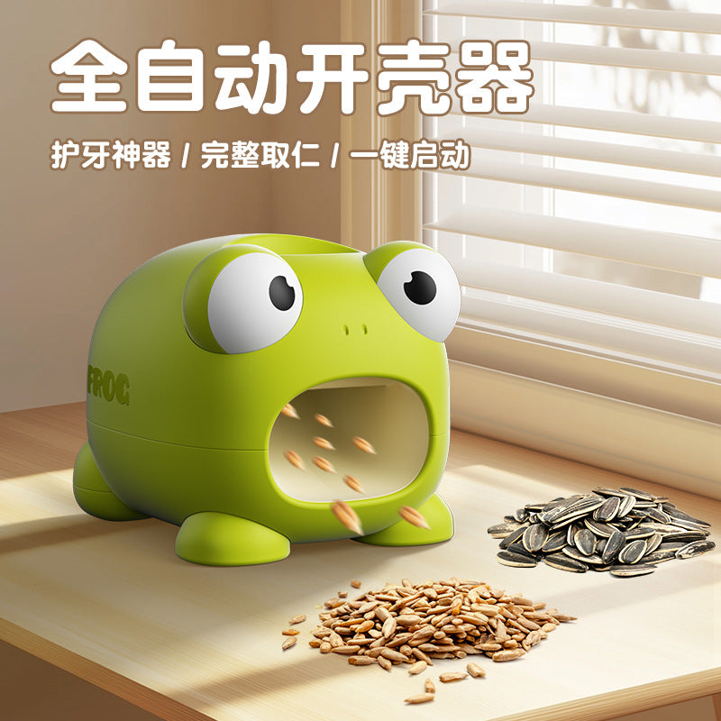 Automatic Sunflower Seed Sheller, Frog Shape, ABS Material