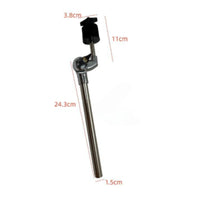 Portable Cymbal Arm with Attachment Clamp Lightweight Cymbal Stand Extension Adjustable Drum Mount Compact for Drummers, Percussionists, Travel, Rehearsal Rooms, Practice Pads