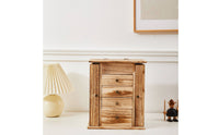 Jewelry Box with Drawers Stable Jewelry Box with Mirror Standing Desktop Vanity Organizer for Girls, Dressing Table