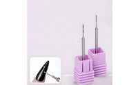 High Hardness Nail Piercing Drill Bit Fast Drilling Nail Charm Hole Drill Bit Precise Positioning for Manicurists