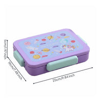 Bento Box Microwavable 3 Compartment Food Container Easy to Clean for Students