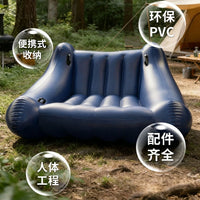 亚马逊充气PVC儿童摇摇沙发躺椅翘户外儿童感官摇椅儿童翘板造型