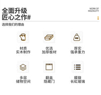 实木书柜带门置物架落地书架儿童客厅家用收纳储物柜卧室拱形立柜 40CM胡桃色二层【拱形玻璃翻盖】
