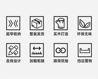 床头柜小型实木超极窄迷你夹缝柜置物架简约现代小边几收纳柜边柜 优质橡胶木-原木色 宽20CM【质保无忧  整装发货】