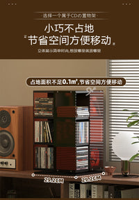 可旋转cd置物架PS4游戏碟片桌面整理架专辑光盘展示架绘本架书架