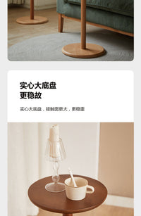 实木沙发边几家用客厅小型茶几阳台边柜小桌子角几床头迷你置物架