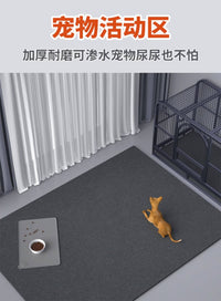 猫狗垫子防撕咬宠物地垫睡觉四季通用防水防滑大型犬狗窝狗笼垫板 直角款-深灰 40cm宽*60cm长/张【适用于宠物笼】